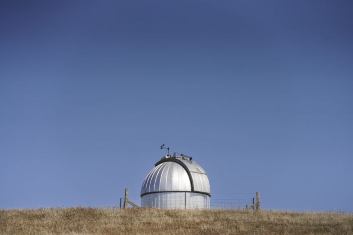 Dobson ozone spectrophotometer dome. Measures total column Ozone.