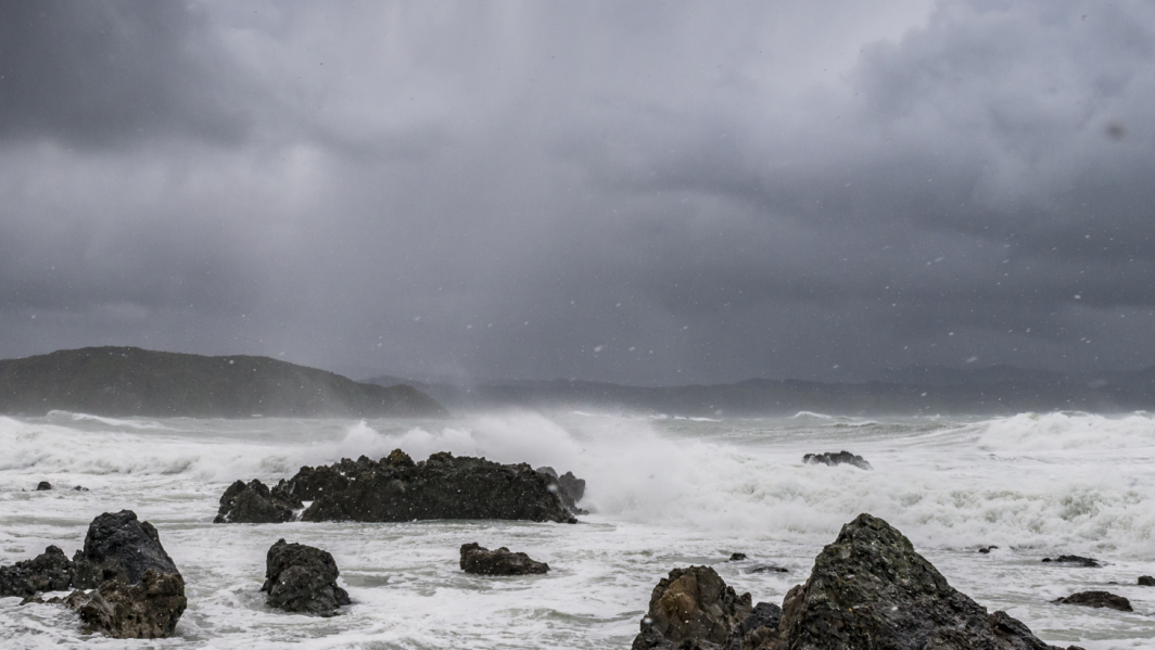 Wellington storm waves